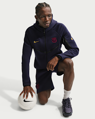 F.C. Barcelona Tech Fleece Windrunner Men's Nike Football Full-Zip